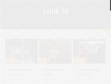 Tablet Screenshot of exhib18.com